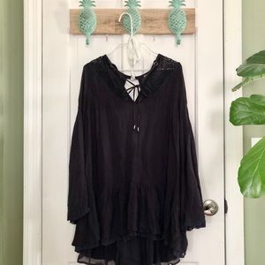 Free People Violet Bohemian Lace Dress